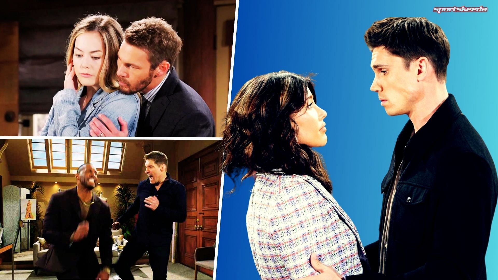 A still from The Bold and The Beautiful (Custom cover edited by Sportskeeda, images via CBS)