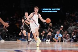 5-star recruit Nik Khamenia drops 3-word reaction to a viral clip of his dad Val schooling young hoopers