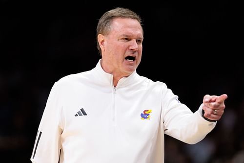 Head coach Bill Self of the Kansas Jayhawks. Photo; Getty