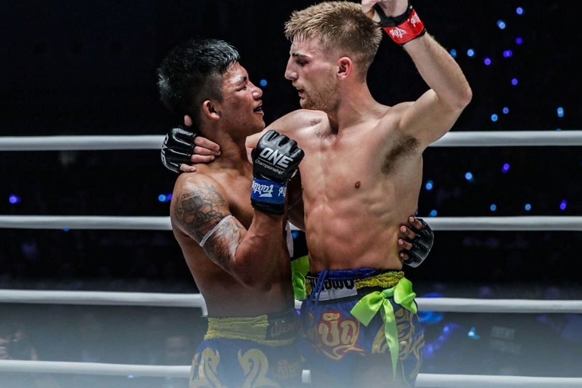 Rodtang (left), Jonathan Haggerty (right) [Photo via ONE Championship]