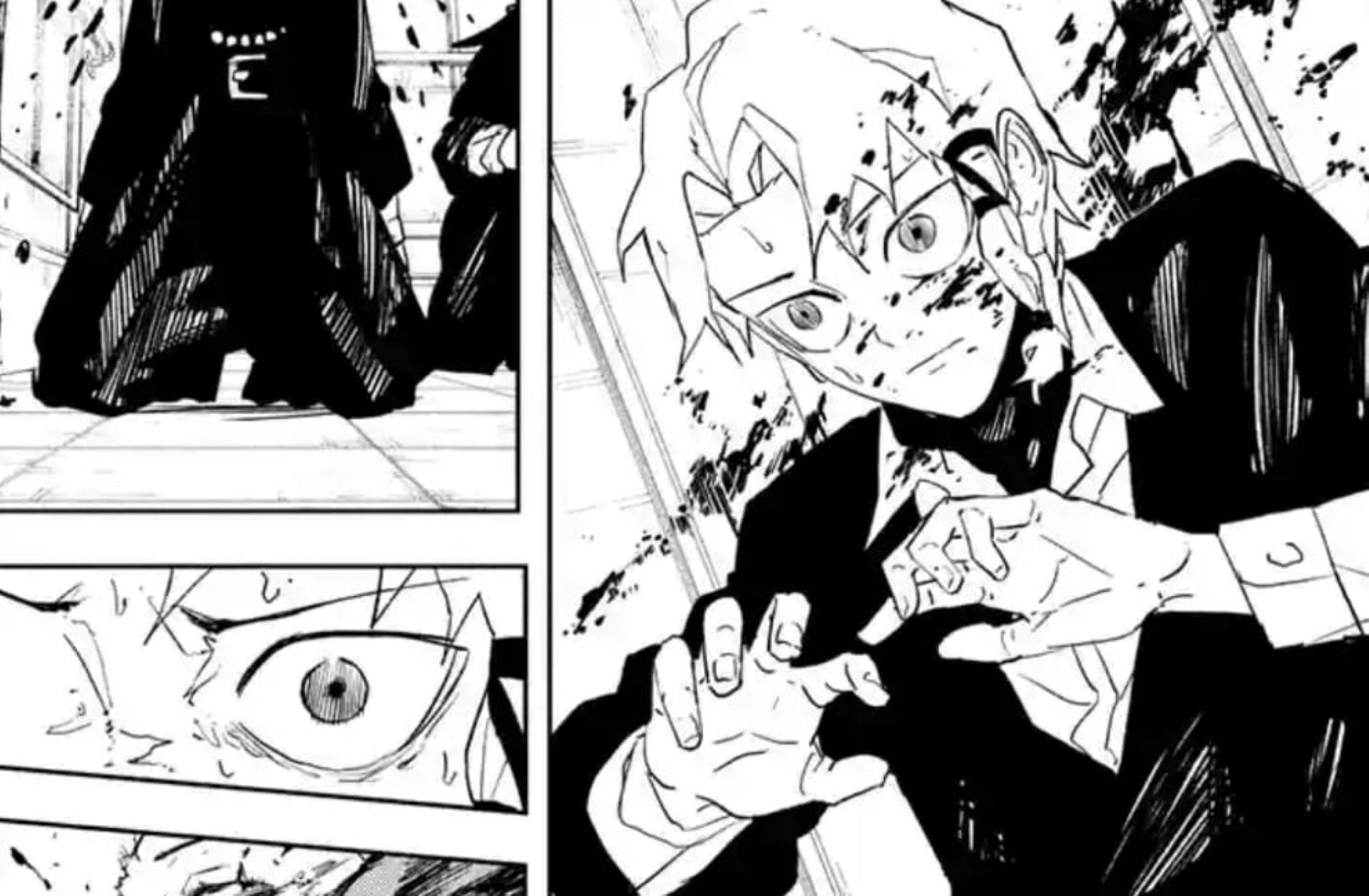 Hakuri witnesses Ishihira&#039;s death (Image via Shueisha)