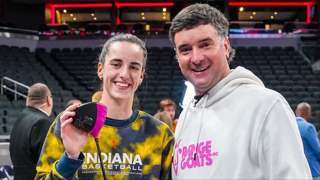 Caitlin Clark met with golfer Bubba Watson who also revealed a WNBA fun fact about his wife [Picture Credit: X/@IndianaFever]