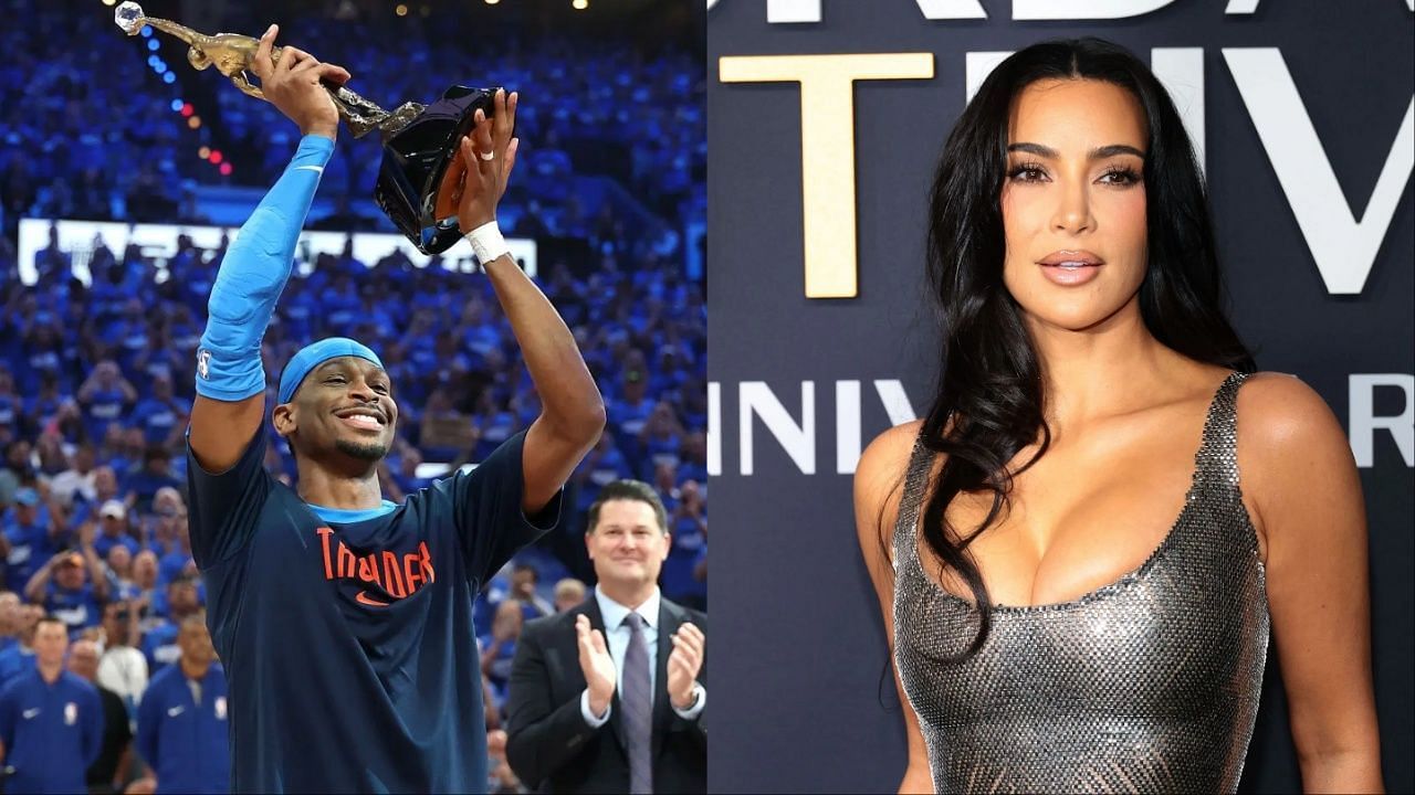 Kim Kardashian congratualted Shai Gilgeous-Alexander after his MVP win [Picture Credit: Getty]