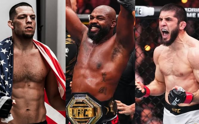 Jon Jones and Nate Diaz share honest take on Islam Makhachev’s place in MMA