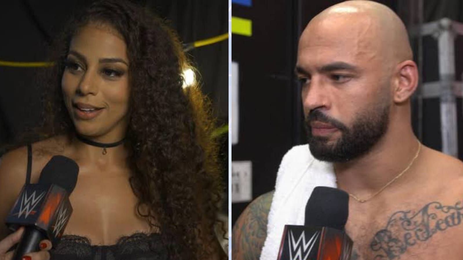 Samantha Irvin and Ricochet recently got married [Image Credits: WWE.com]
