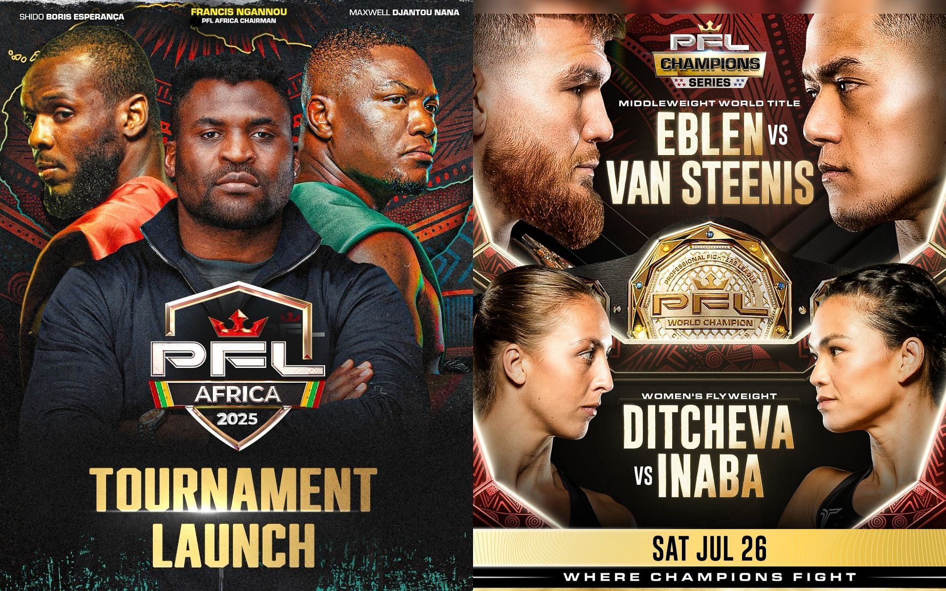 Dakota Ditcheva and Johnny Eblen scheduled as headliners for PFL
