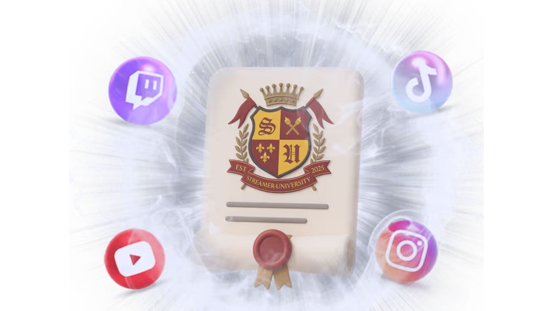 The official Streamer University emblem (Image via Streamer University)