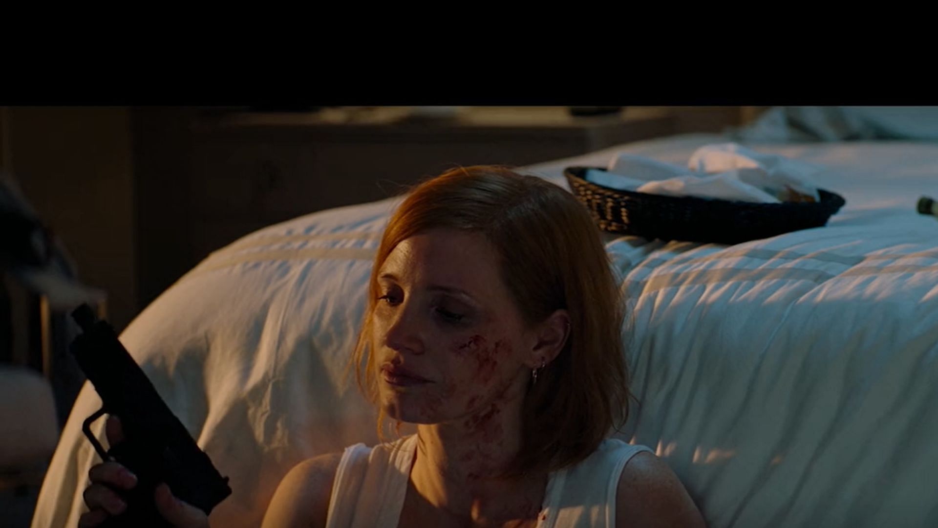 Ava, a hitwoman and ex-addict, begins to question her missions (Image via Netflix) 