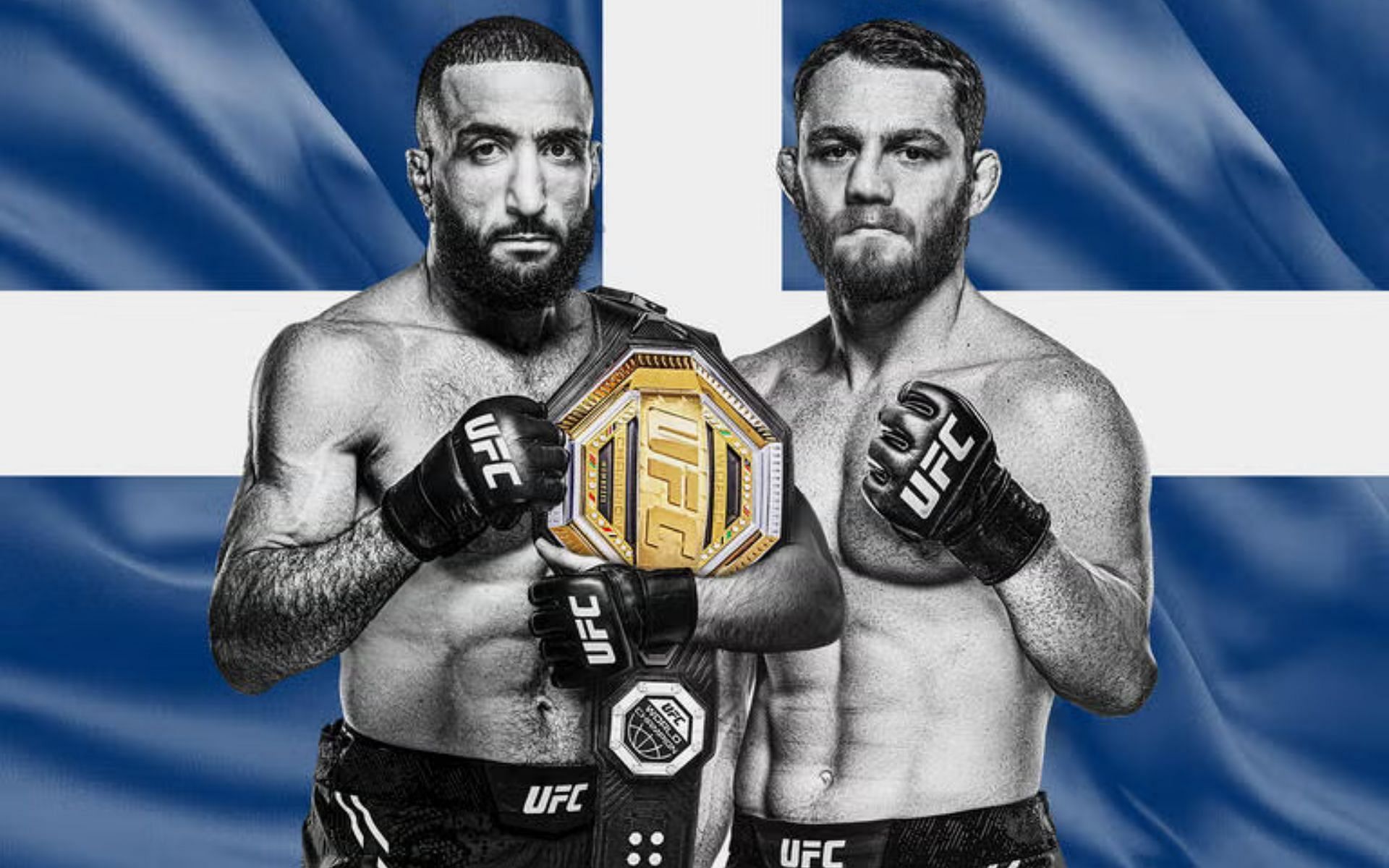 UFC 315: Belal Muhammad vs. Jack Della Maddalena stats comparison.