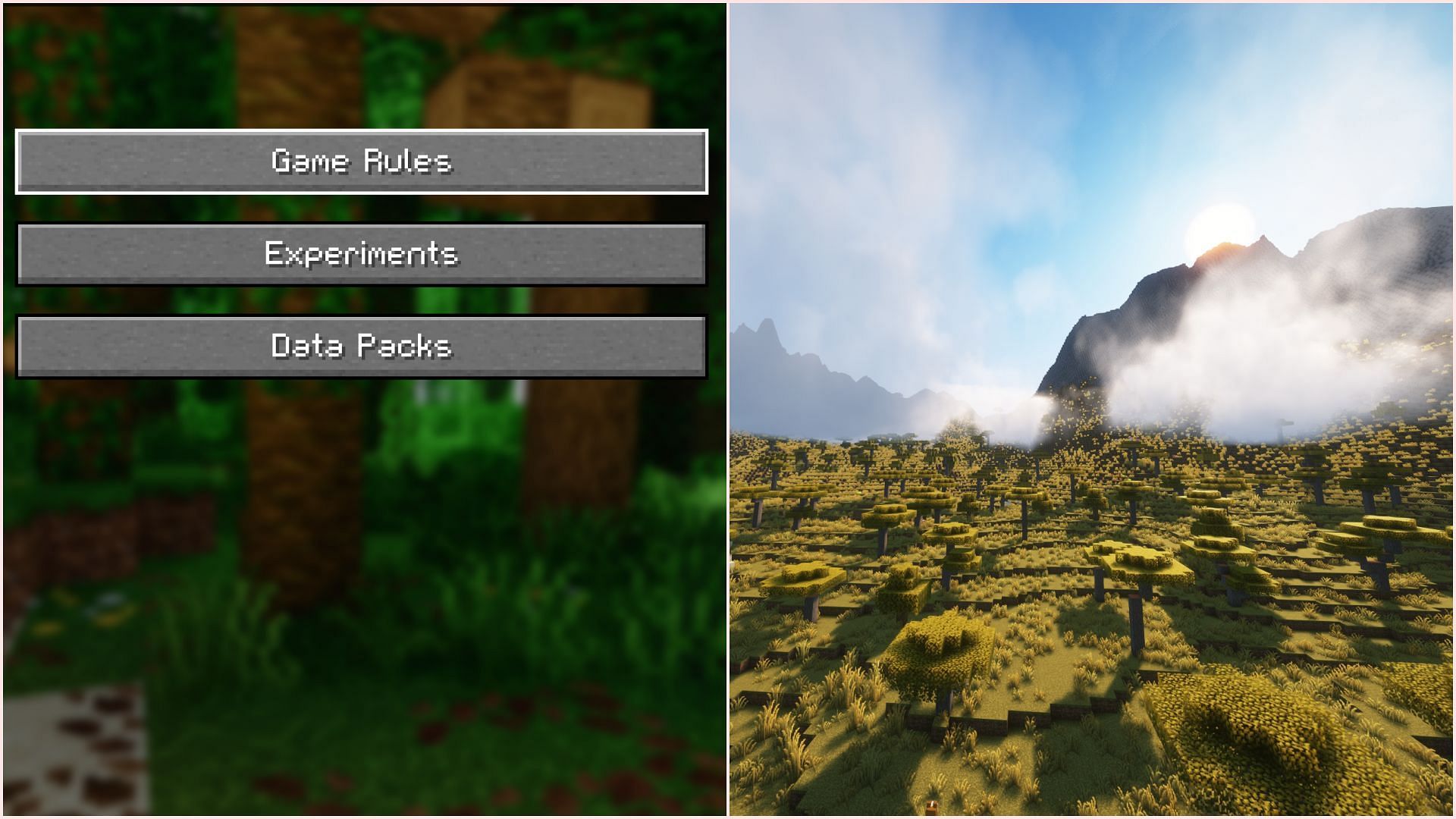 There are several game rules that can be changed to alter Minecraft
