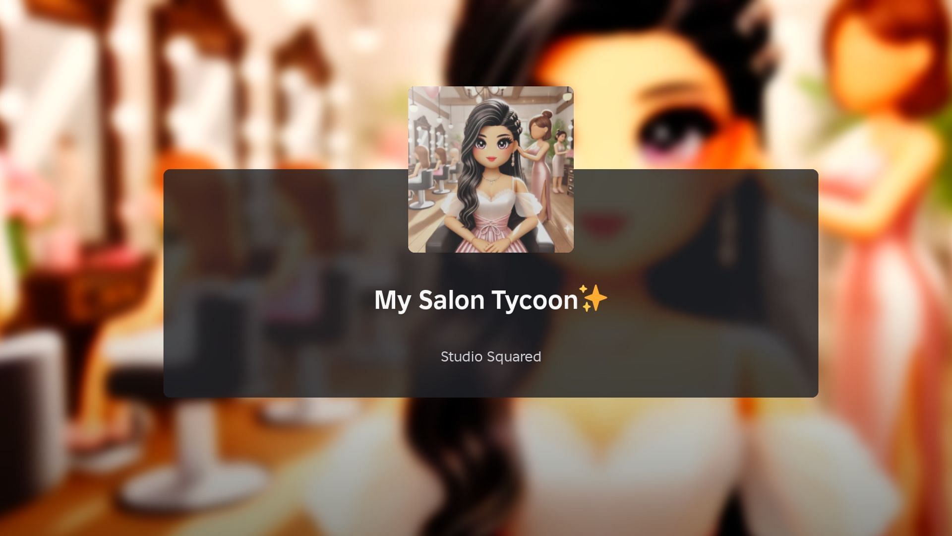 My Salon Tycoon loading screen