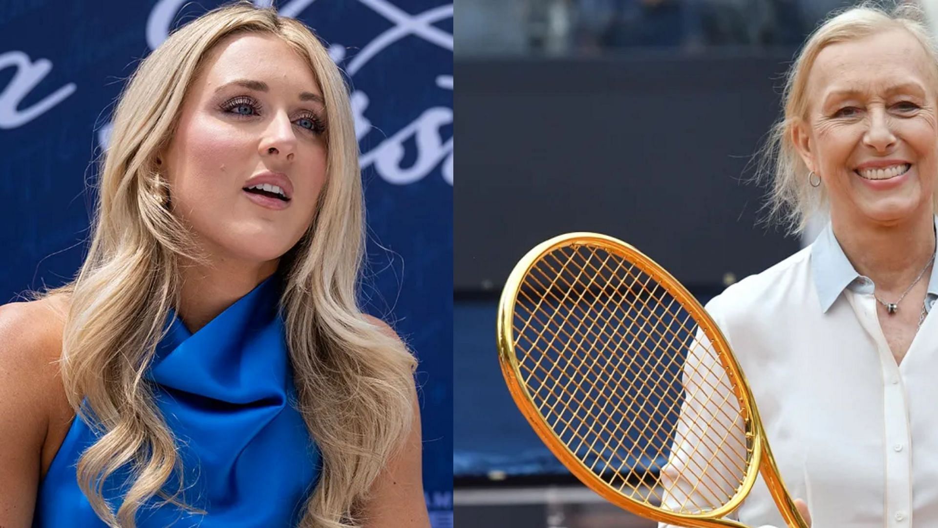 When Martina Navratilova backed Riley Gaines for the right cause [Image Source: Getty]