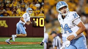 “Boring”: Max Johnson’s GF Adrienne teases UNC QB during a fun-filled date in Vegas