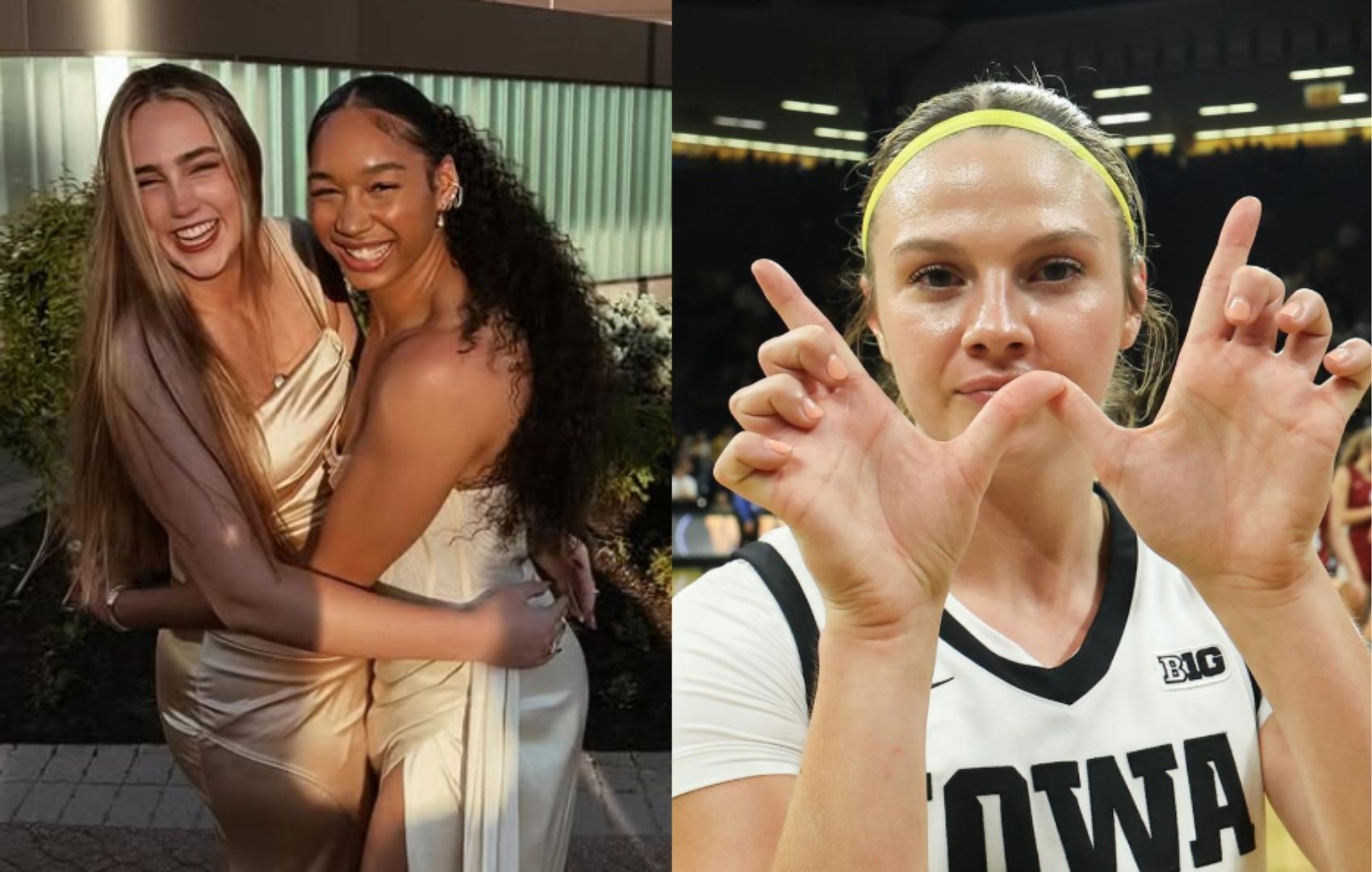 Iowa stars Kylie Fuerbach, Callie Levin, and more react as Hannah Stuelke rocks up to "Golden Herkys" in chic outfit