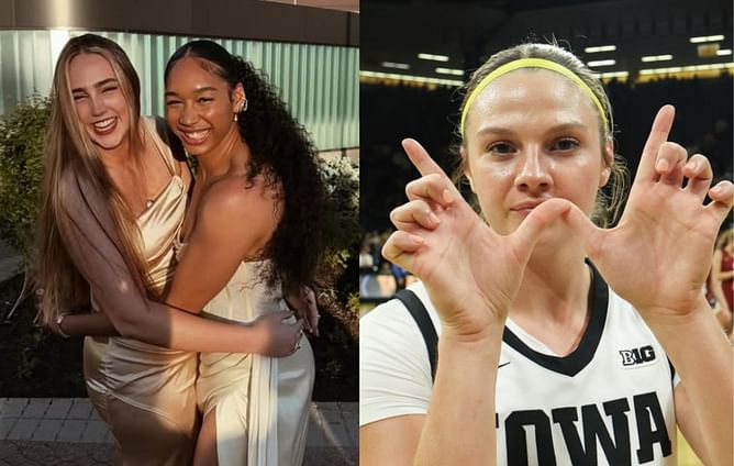 Iowa stars Kylie Fuerbach, Callie Levin, and more react as Hannah Stuelke rocks up to "Golden Herkys" in chic outfit