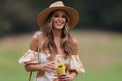 Brooks Koepka's wife Jena Sims craves a "hot dog real bad" as she shares footage of her time in New York