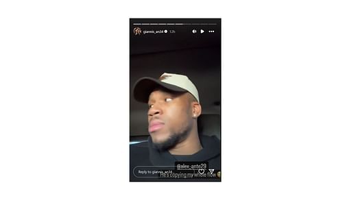 Giannis Antetokounmpo jokingly accuses his brother of copying his flow on Instagram