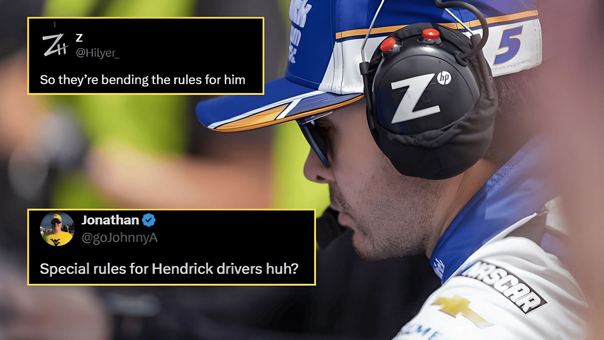 Fan reactions to Kyle Larson