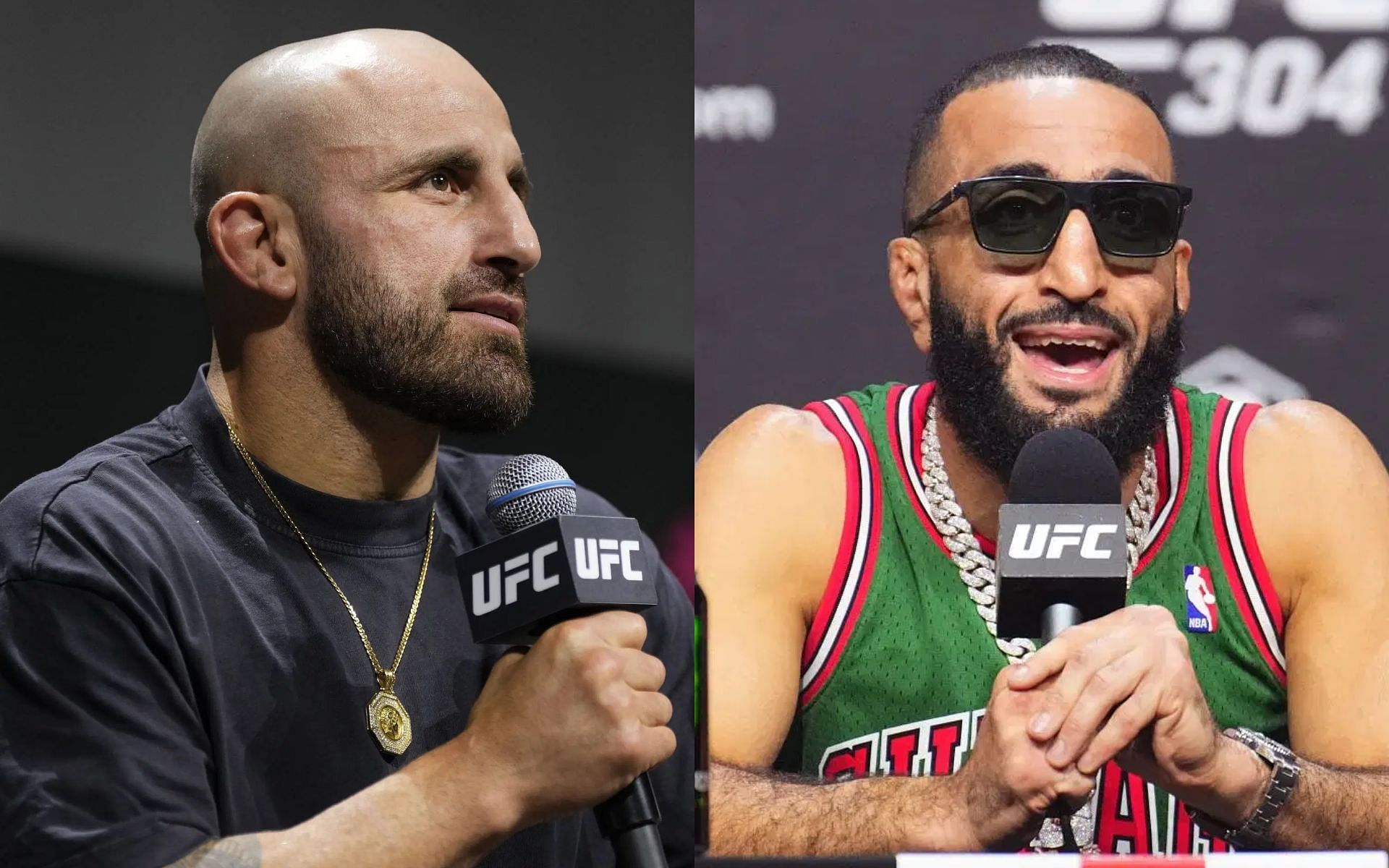 Alexander Volkanovski shares story of Belal Muhammad getting mad at him over missed call.