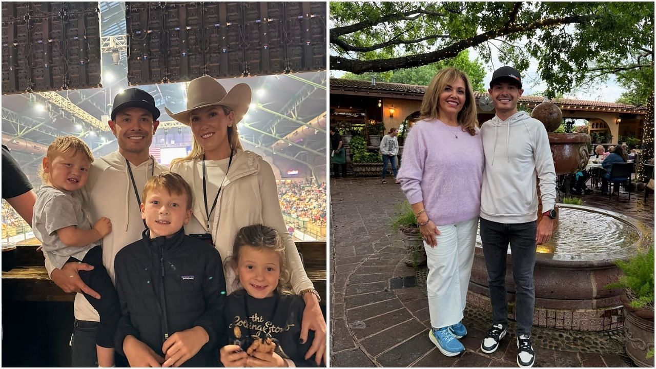 Kyle Larson spotted at Cowtown Coliseum with wife Katelyn and kids before Texas two-step (Images from @kylelarsonracin and @cowtowncolesium on Instagram)
