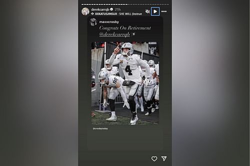 Image via derekcarrqb Instagram
