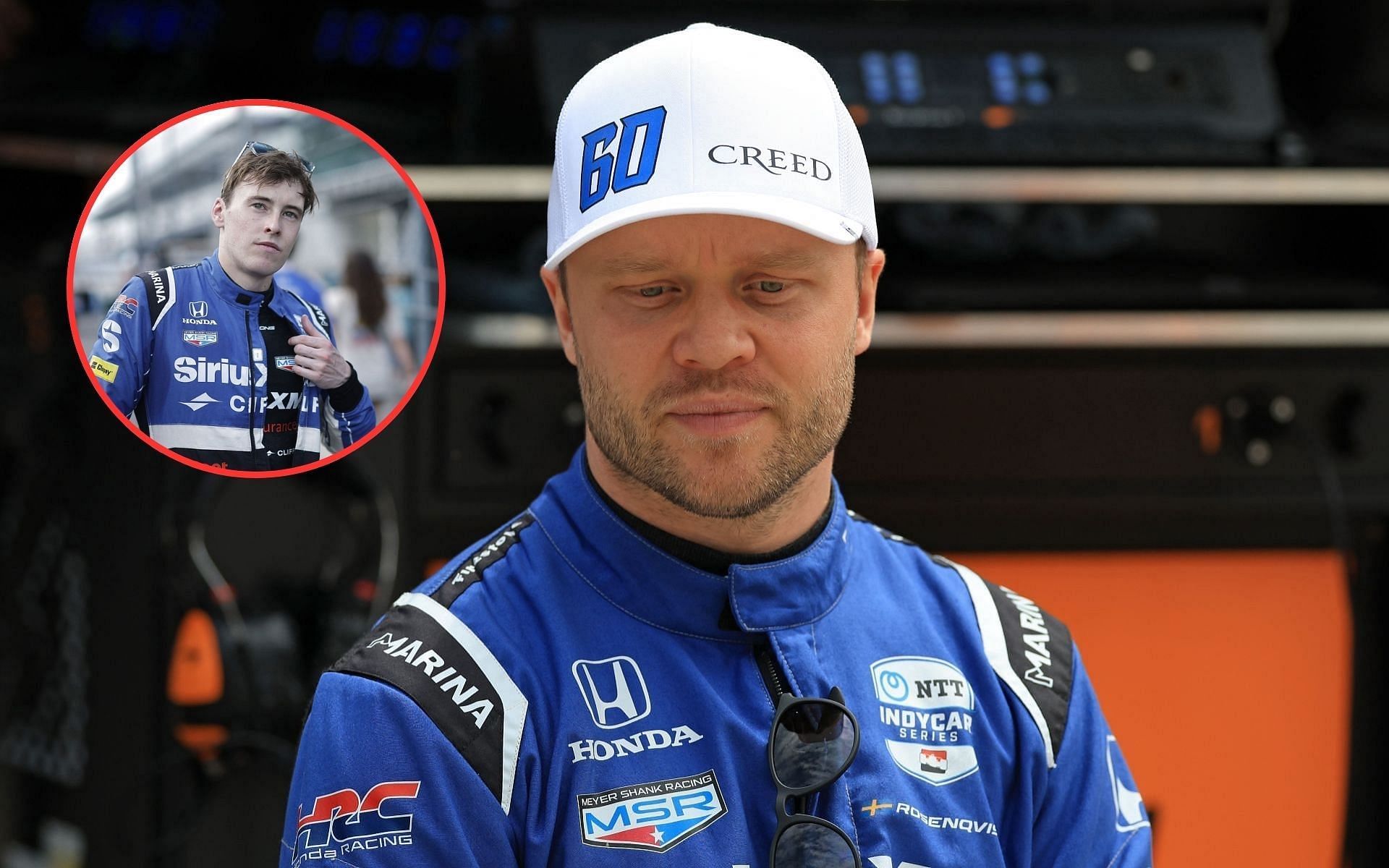 Marcus Armstrong and Felix Rosenqvist