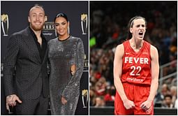 "Absolute legend" - George Kittle's wife Claire hails WNBA star Caitlin Clark after stunning performance during Fever-Brazil game