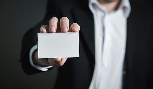The business card left behind by Butler was a significant lead in the case (Image via Pexels)