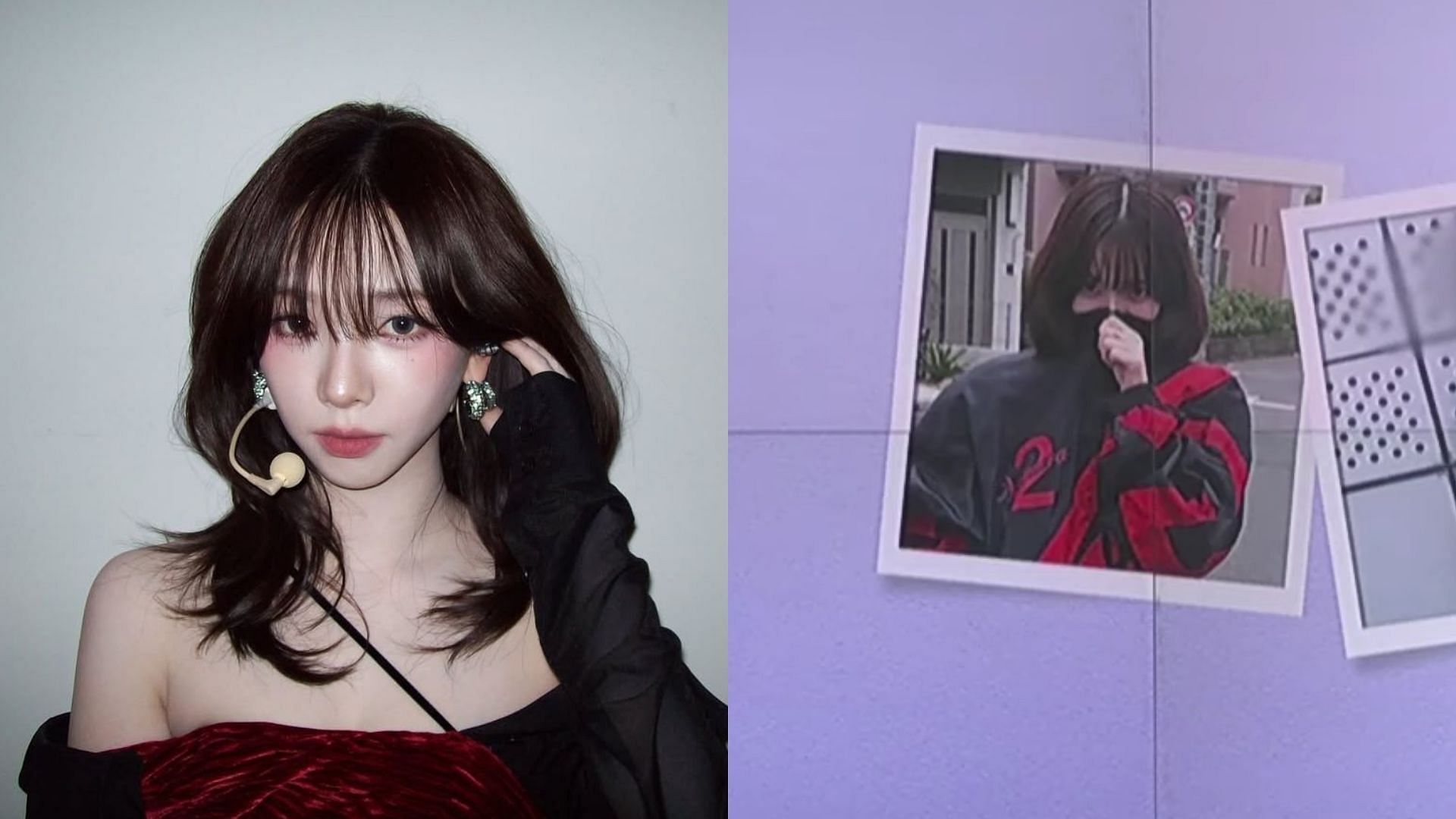 aespa Karina (Image via Instagram/@katarinabluu, YouTube/TV Chosun)