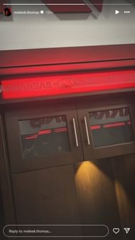 Image via Meleek Thomas' Instagram story.