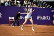 Samsonova in action at the WTA500 Open Tennis Tournament Internationaux De Strasbourg - Source: Getty