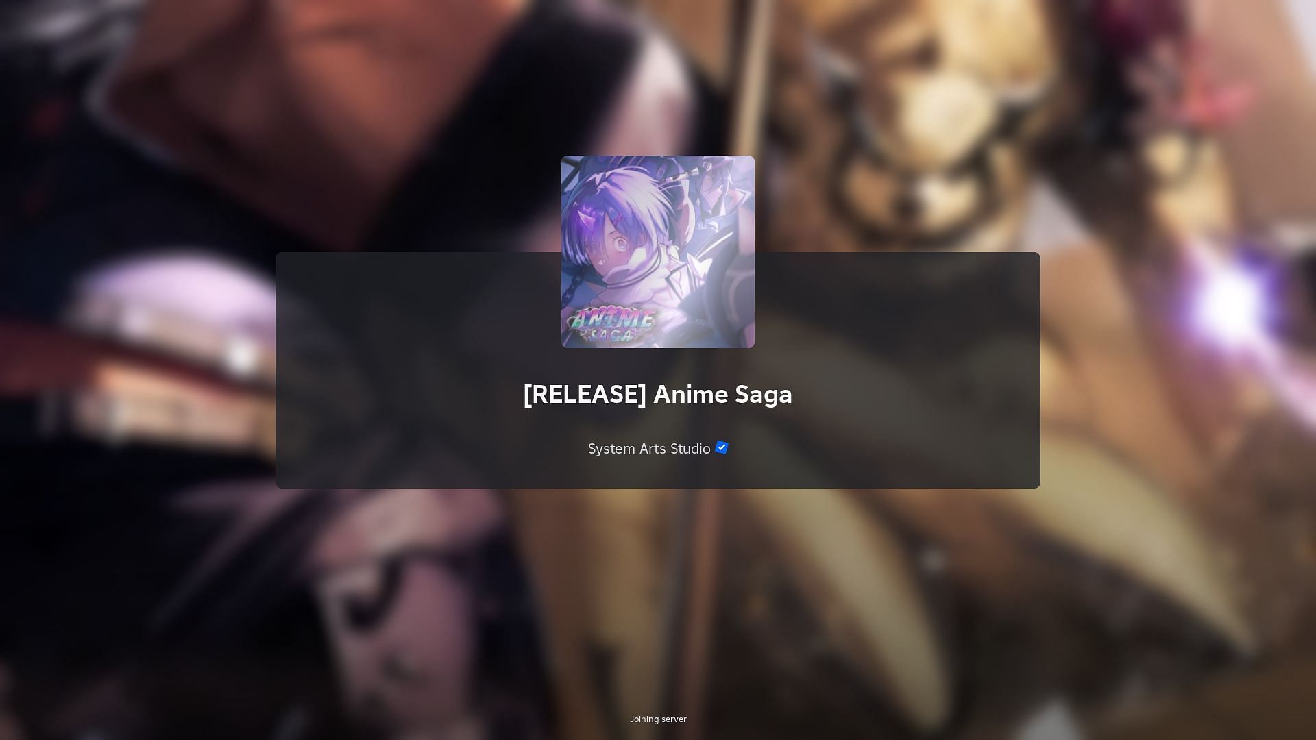 Roblox Anime Saga
