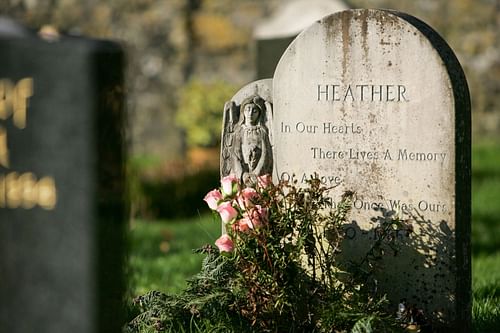 The Grave Of Heather West (Image via Getty)