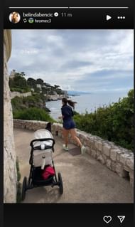 Belinda Bencic IG Story | Source: Belinda Bencic Instagram/@belindabencic