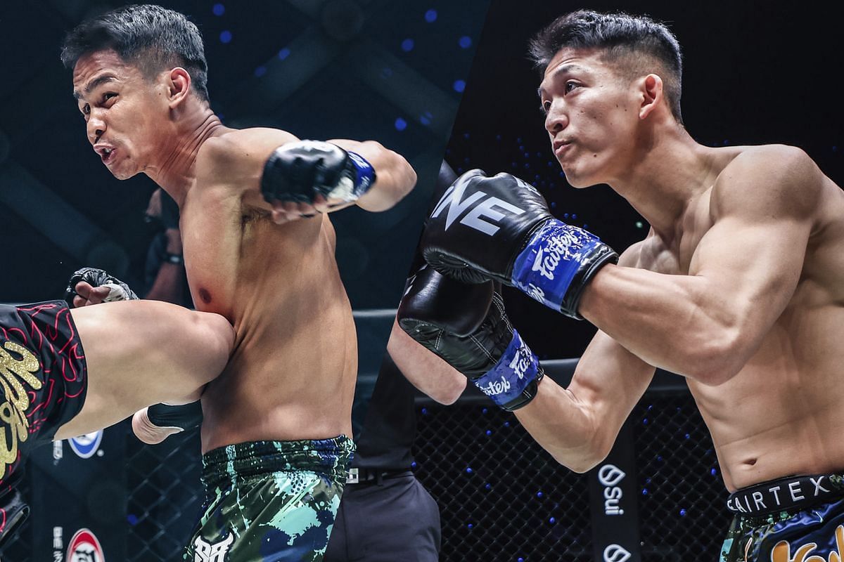 Superbon (left) and Masaaki Noiri (right)