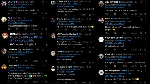 Fan comments [Screenshots courtesy: @ChampRDS on X]
