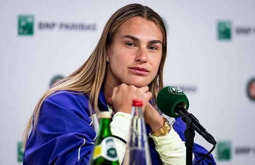 Aryna Sabalenka at the 2025 French Open - Image Source: Getty