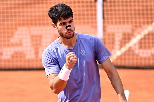 Carlos Alcaraz is seeded second at the ongoing Italian Open. Source: Getty
