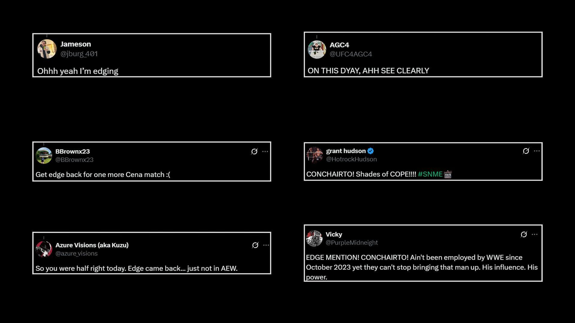 Fans react to the reference on X.