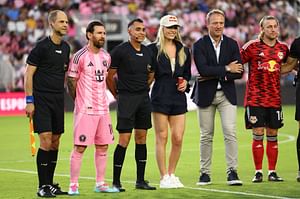Lindsey Vonn meets Lionel Messi during Miami F1 weekend and extends support to women's sports