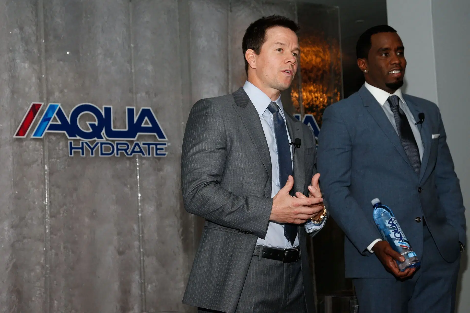 Sean Combs And Mark Wahlberg News Conference - Source: Getty