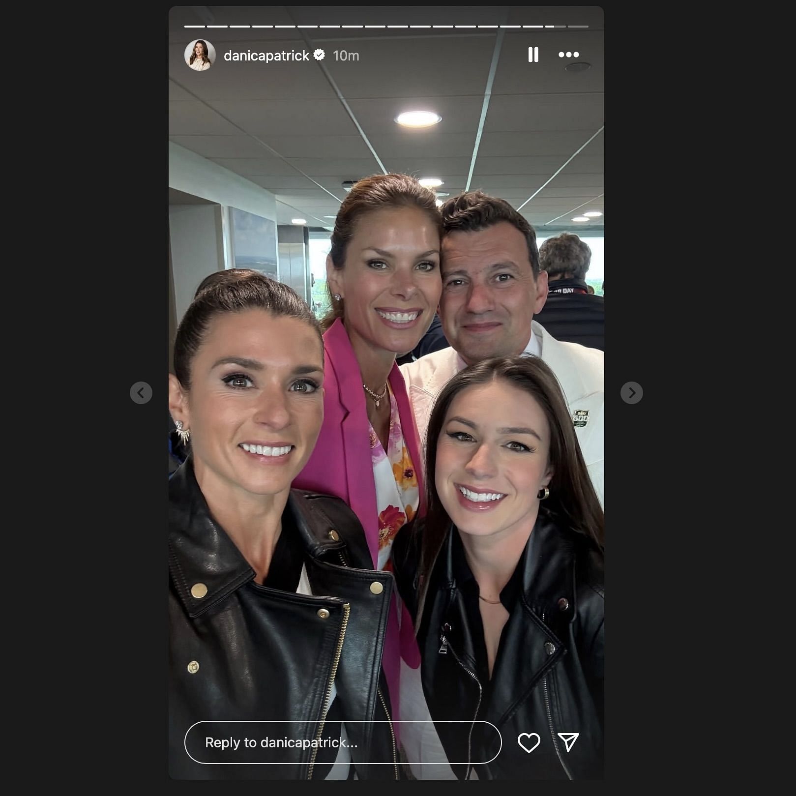 Screen grab from Patrick&#039;s Instagram story/@danicapatrick