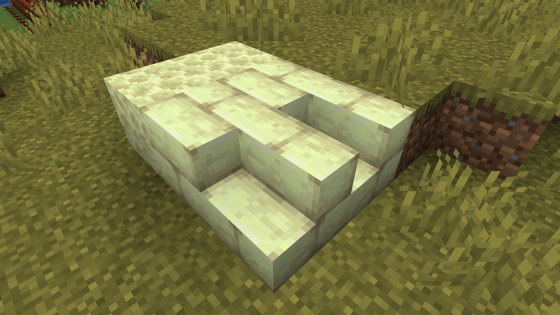 End stones can also receive a chiseled variant with a unique texture connected to Ender Dragon lore (Image via Sportskeeda Gaming || Mojang Studios)