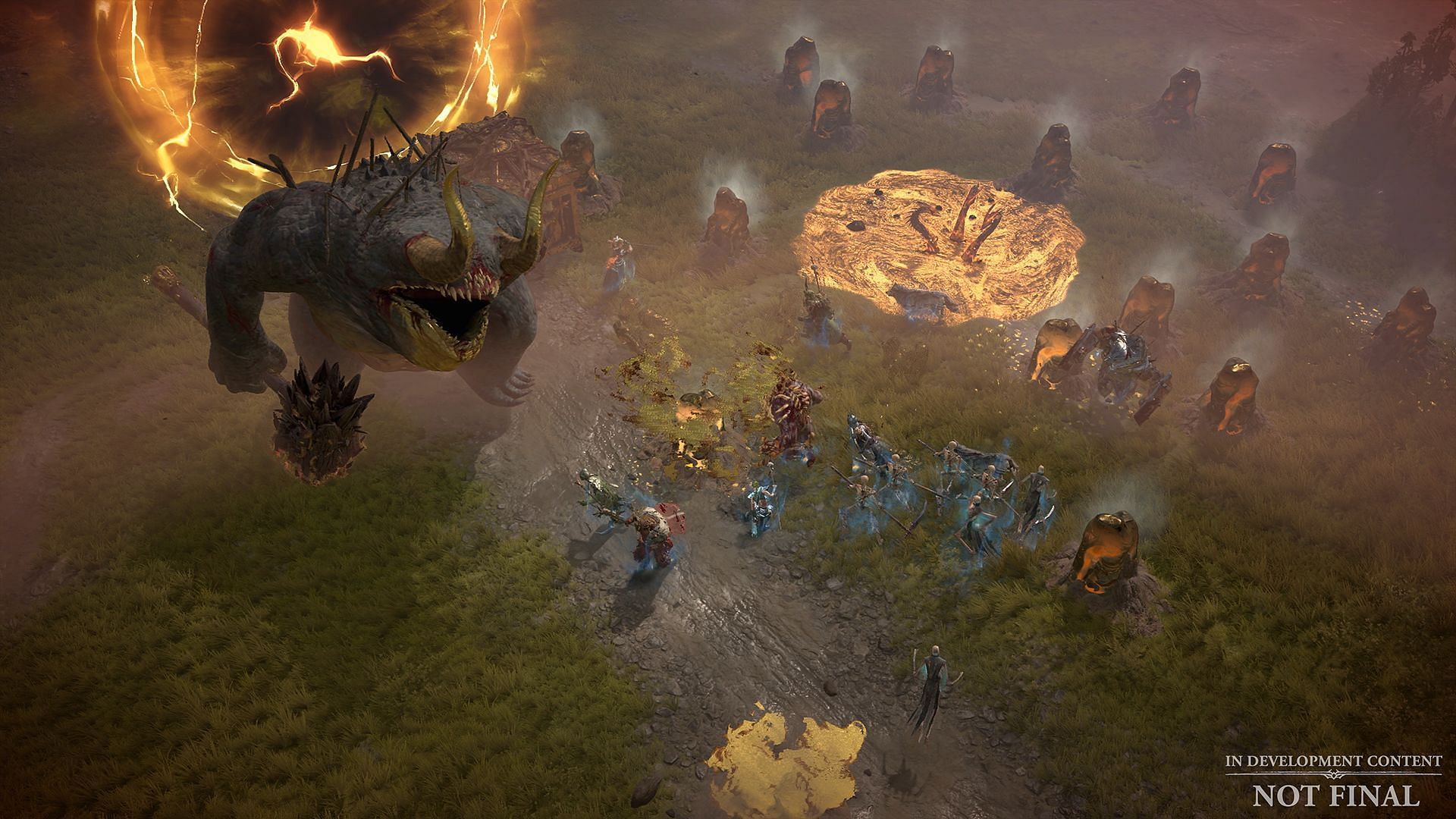 Helltides remain one of the best hourly activities for farming Unique items (Image via Blizzard Entertainment)