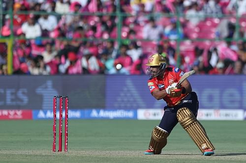Shashank Singh scored a half-century against RR (Image: Getty)