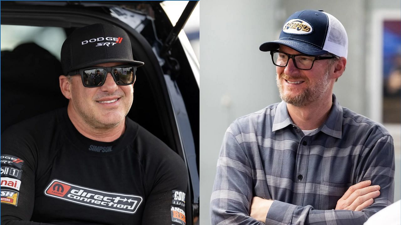 Dale Jr. on wild new respect for Tony Stewart. Images via Imagn. 
