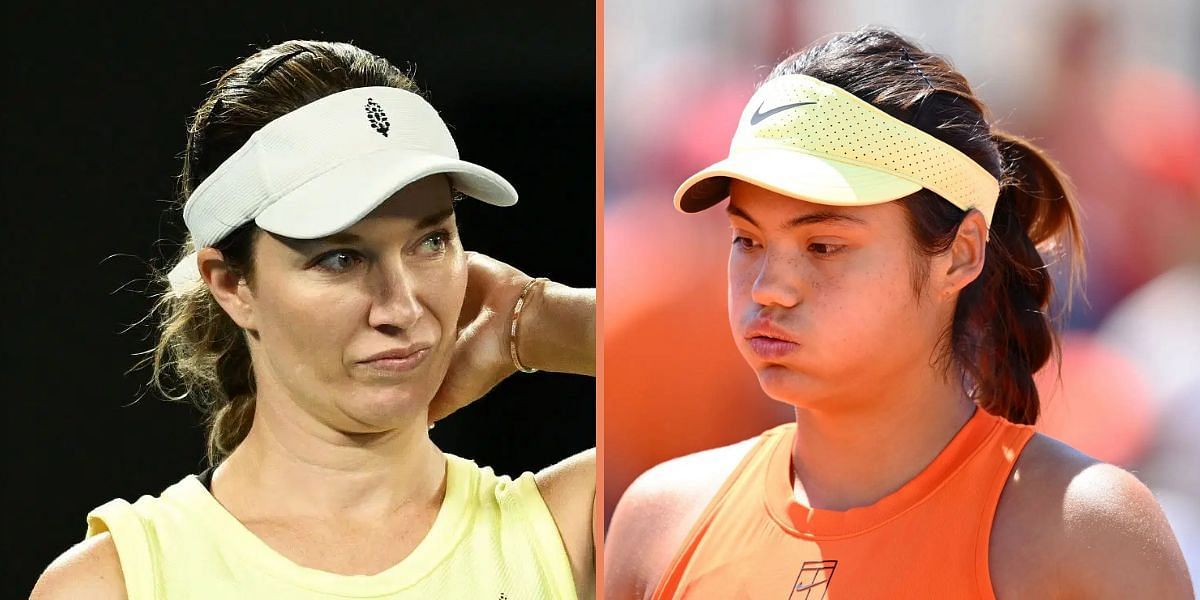 Danielle Collins (left), Emma Raducanu (right), Sources: Getty