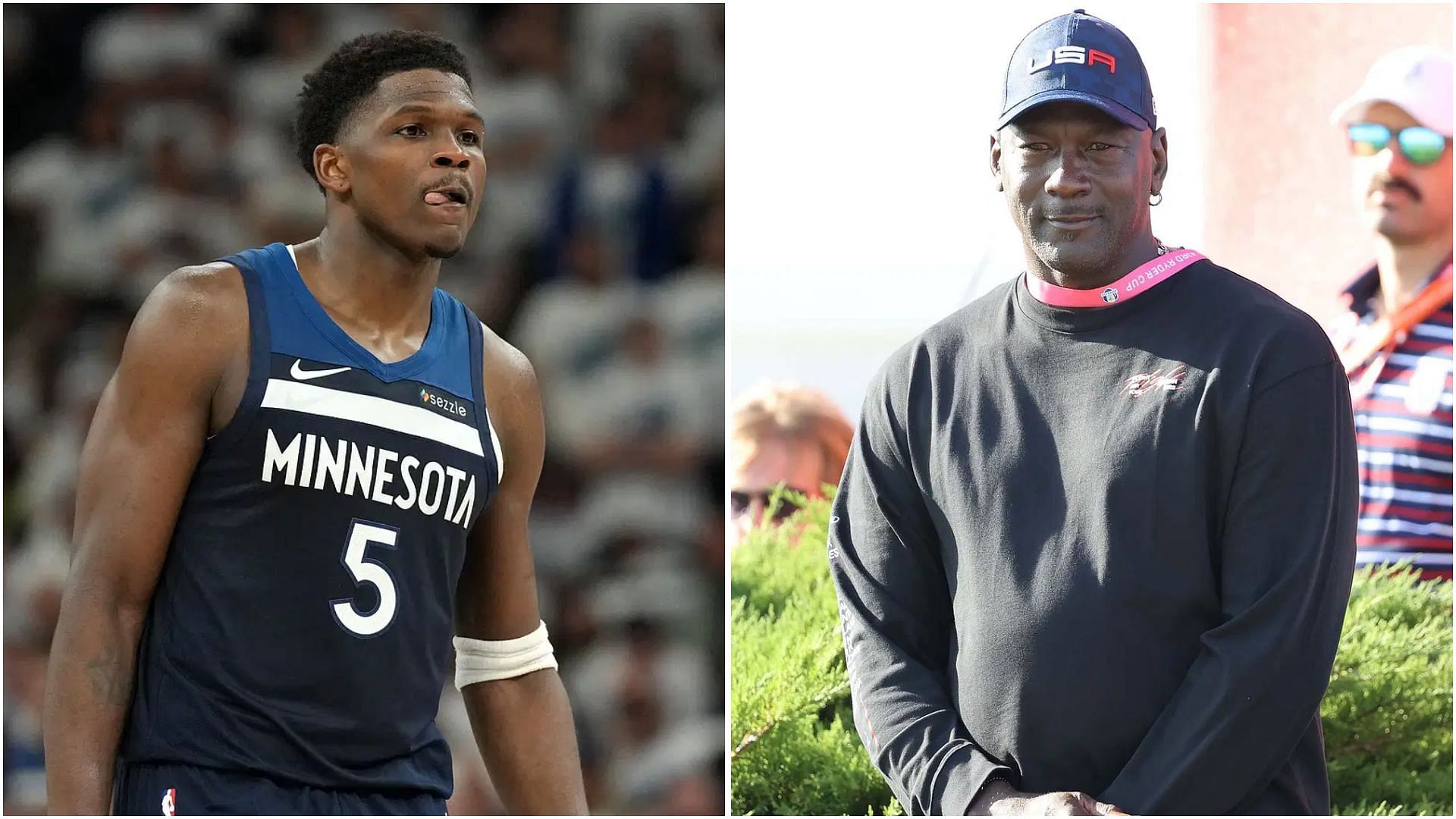 NBA Twitter gangs up on Anthony Edwards as Timberwolves star fails to fend off Thunder in miserable loss. (Photos: IMAGN)