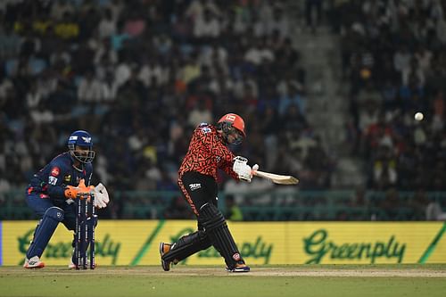 Abhishek Sharma was at his destructive best in SRH's IPL 2025 clash against LSG. [P/C: Getty]