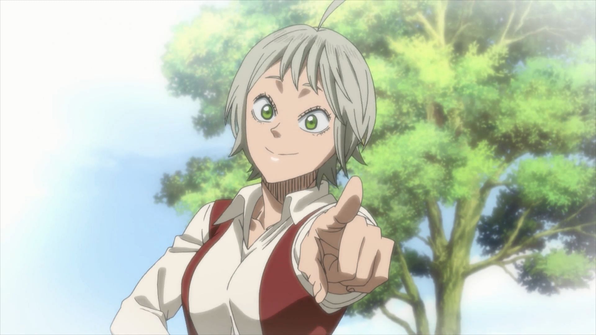 Richita&#039;s &quot;return&quot; in Black Clover chapter 379 sets up Lucius to all but eliminate Asta and Liebe from the fight (Image via Studio Pierrot)
